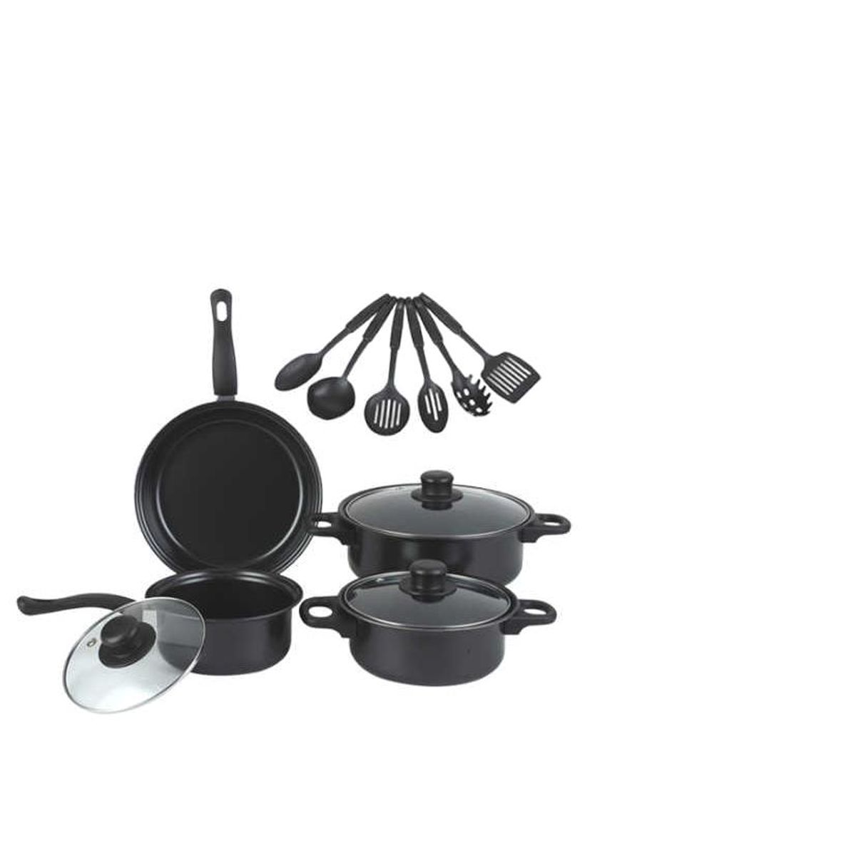 GENERICO - Juego Ollas  Antiadherentes 13 piezas