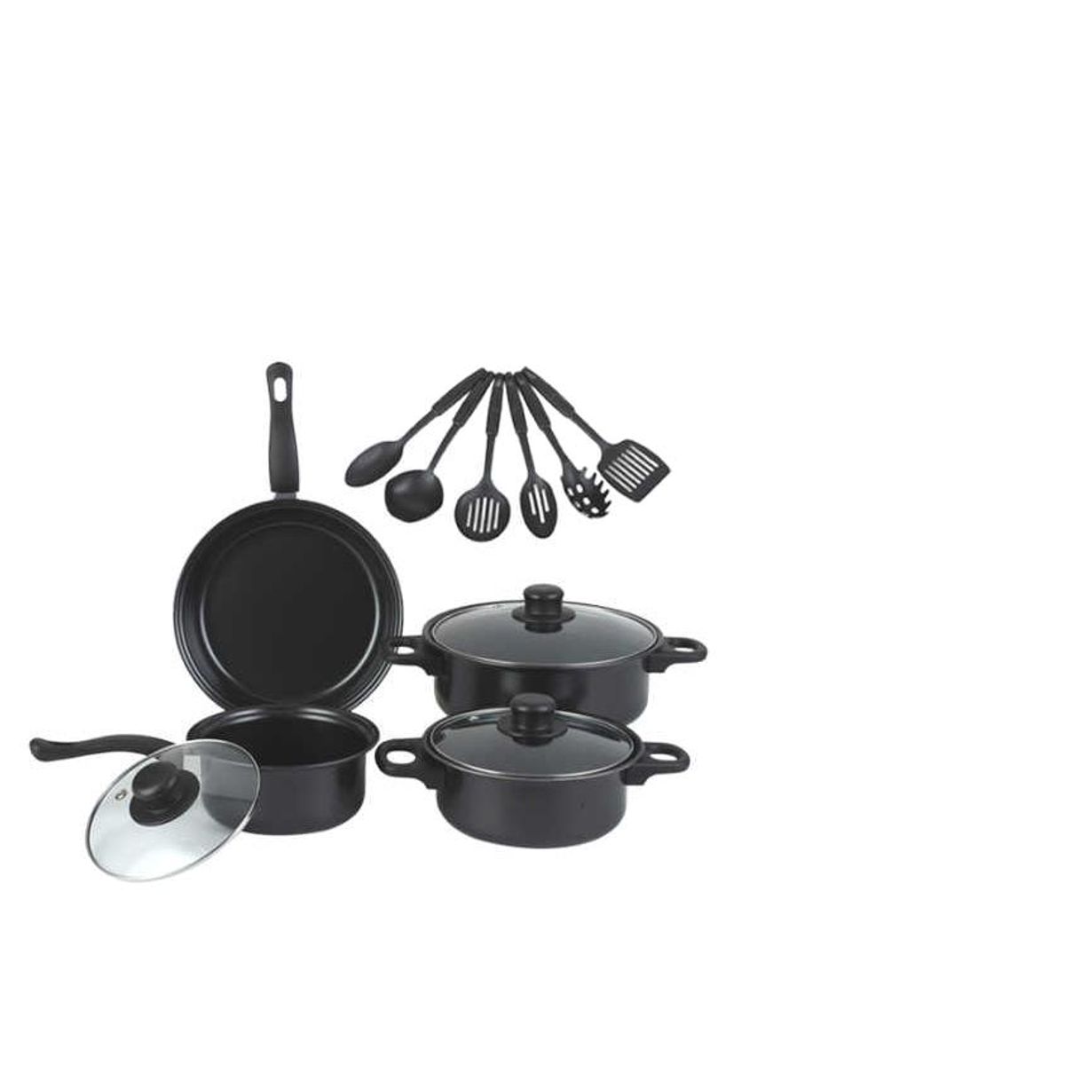 GENERICO - Juego Ollas  Antiadherentes 13 piezas