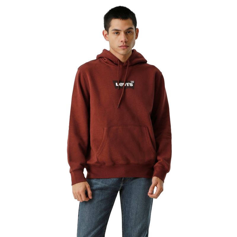 LEVIS - Polerón Hombre Standard Graphic Rojo Levis