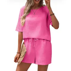 BLWOENS - Blusas y pantalones casuales para mujeres Traje-2 piezas