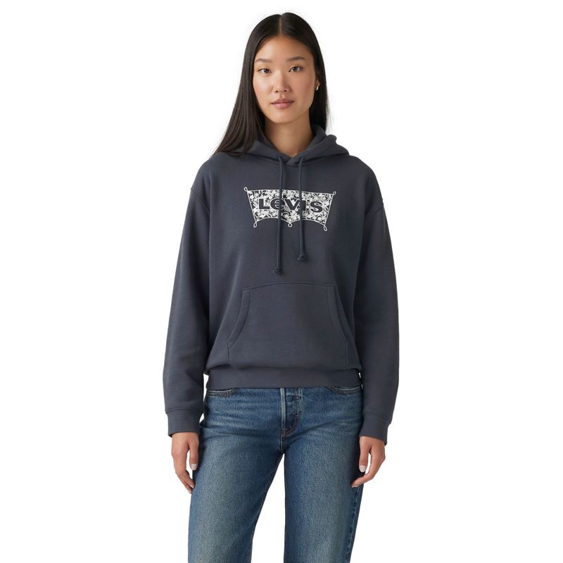LEVIS - Polerón Mujer Graphic Everyday Hoodie Azul Levis