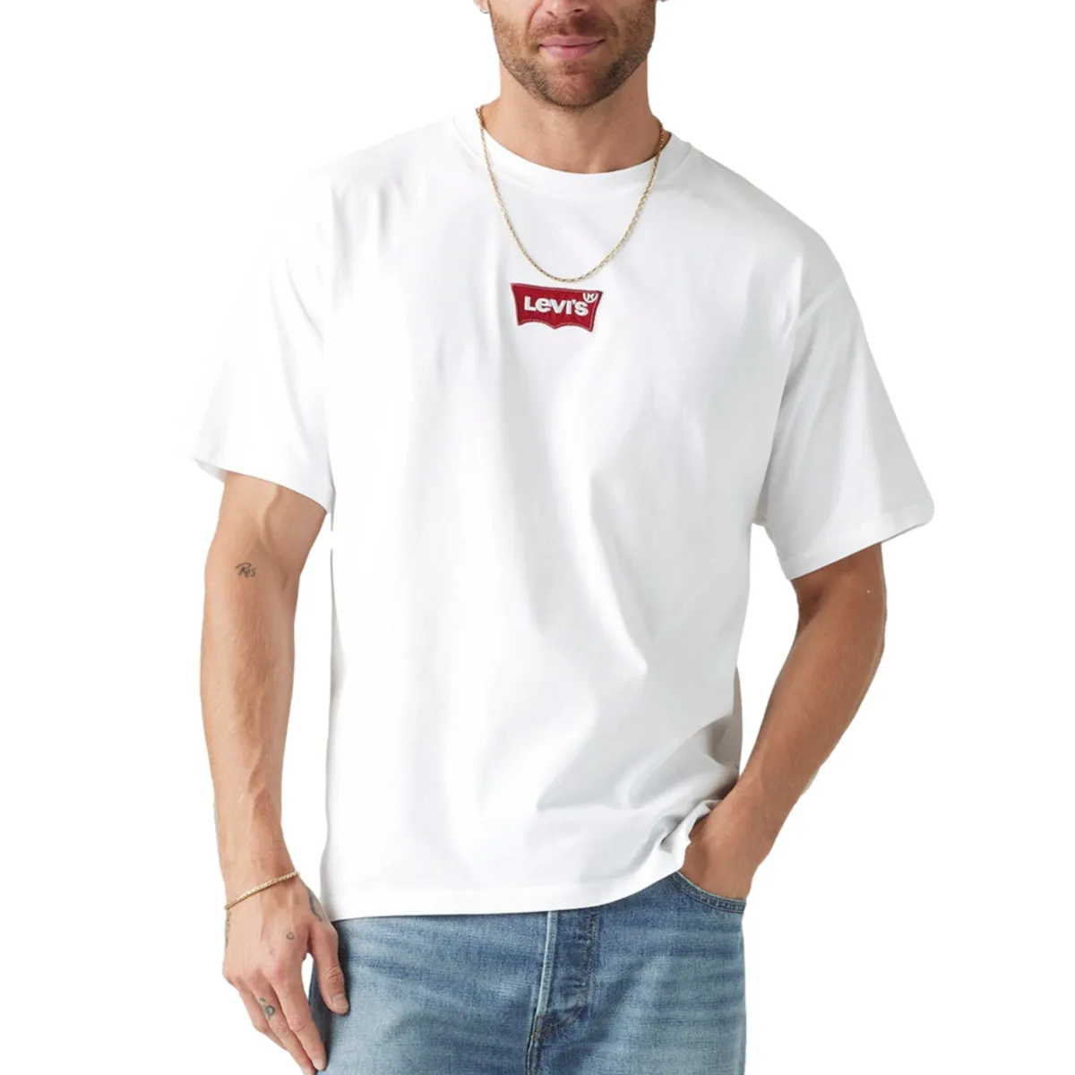 LEVIS - Polera Hombre Vintage Fit Graphic Blanco Levis 87373-0175