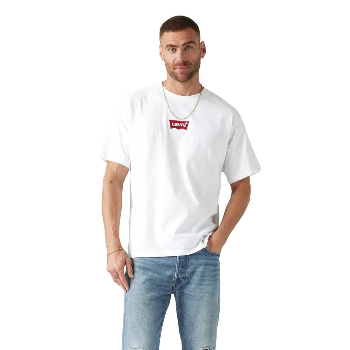 LEVIS - Polera Hombre Vintage Fit Graphic Blanco Levis 87373-0175