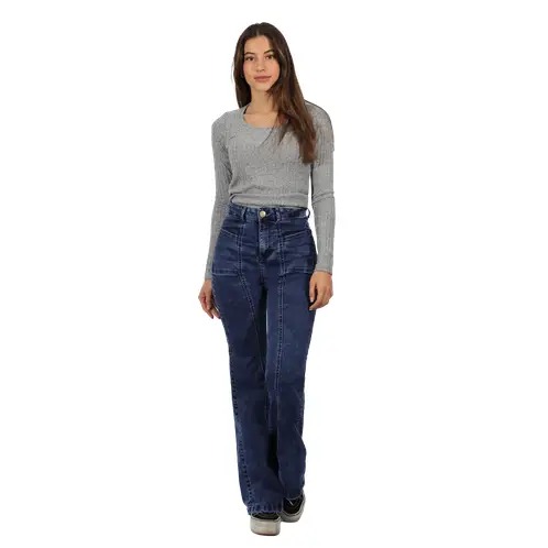 DIVINO JEANS - Jeans Muriel I Azul - Azul