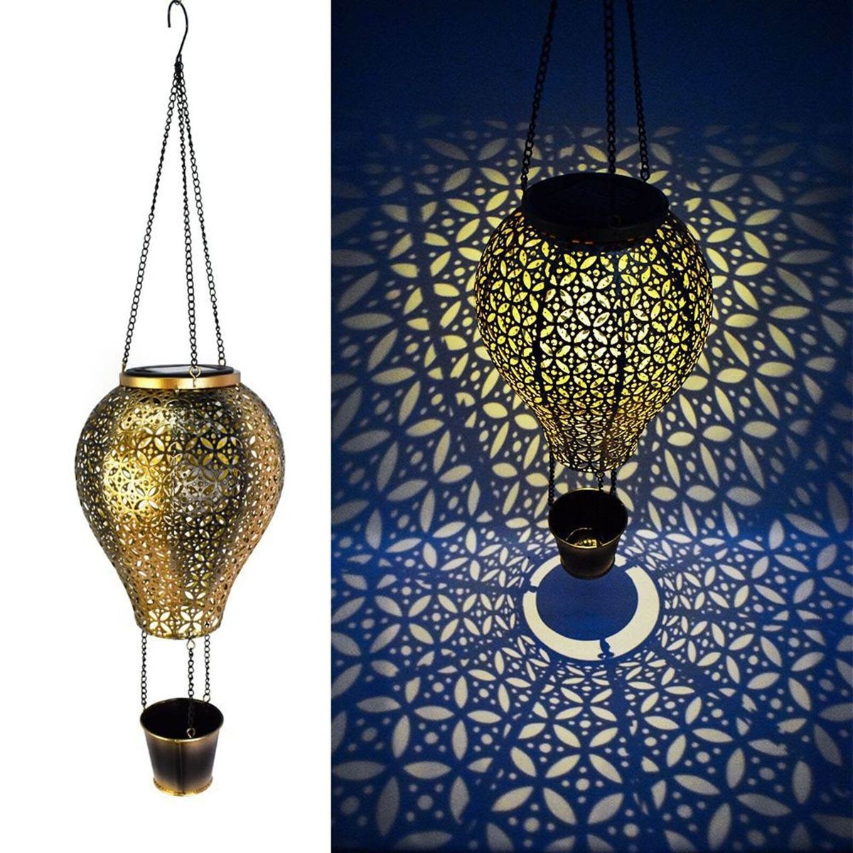 GENERICO - Globo Aerostático Solar - Luz Cálida IP65…