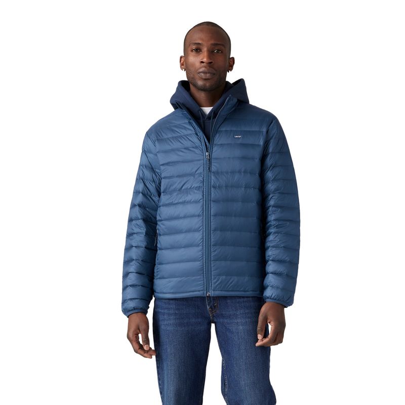 LEVIS - Chaqueta Hombre Tobal Down Packable Azul Levis
