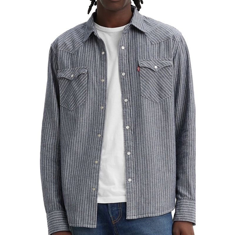 LEVIS - Camisa Hombre Classic Western Standard Azul Levis