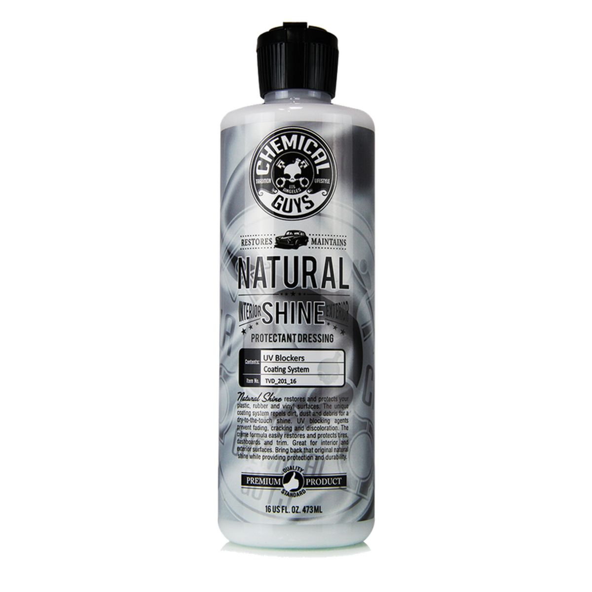 CHEMICAL GUYS - Restaurador plásticos y molduras Chemical Guys Natural Shine