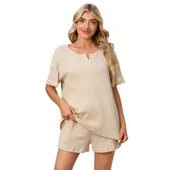 BLWOENS - Pijama Mujer - Beige