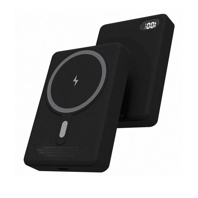 LINKON - Bateria Externa Iphone Cargador Portatil Magsafe 10.000Mah - Negro