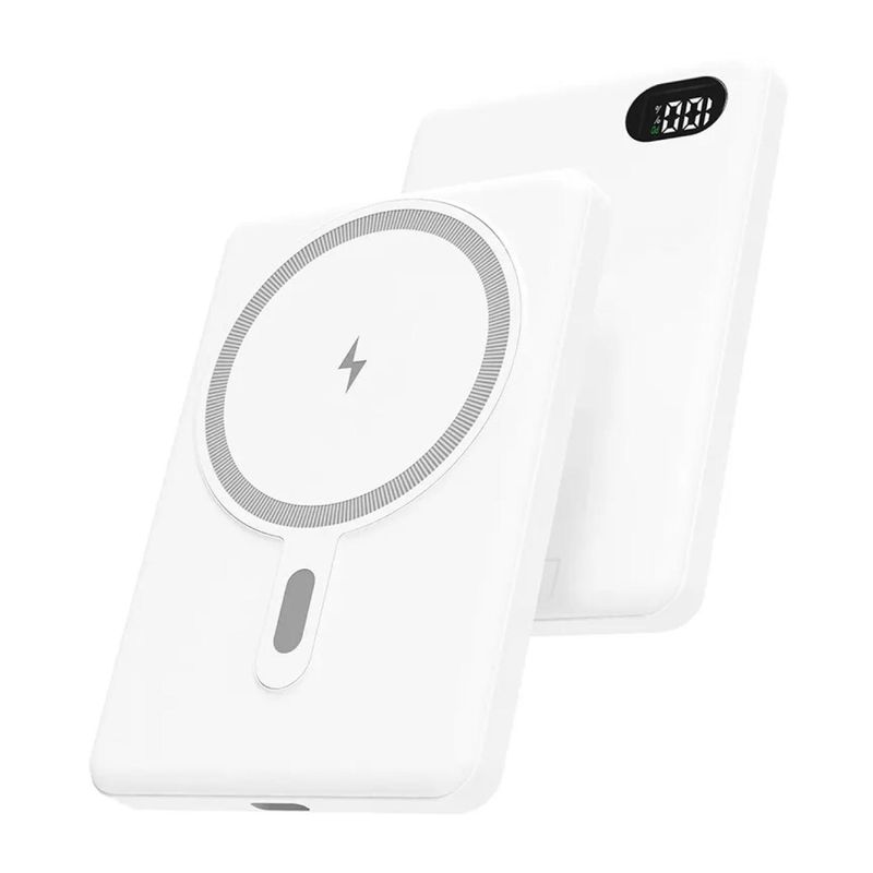 LINKON - Bateria Externa Iphone Cargador Portatil Magsafe 10.000Mah - Blanco