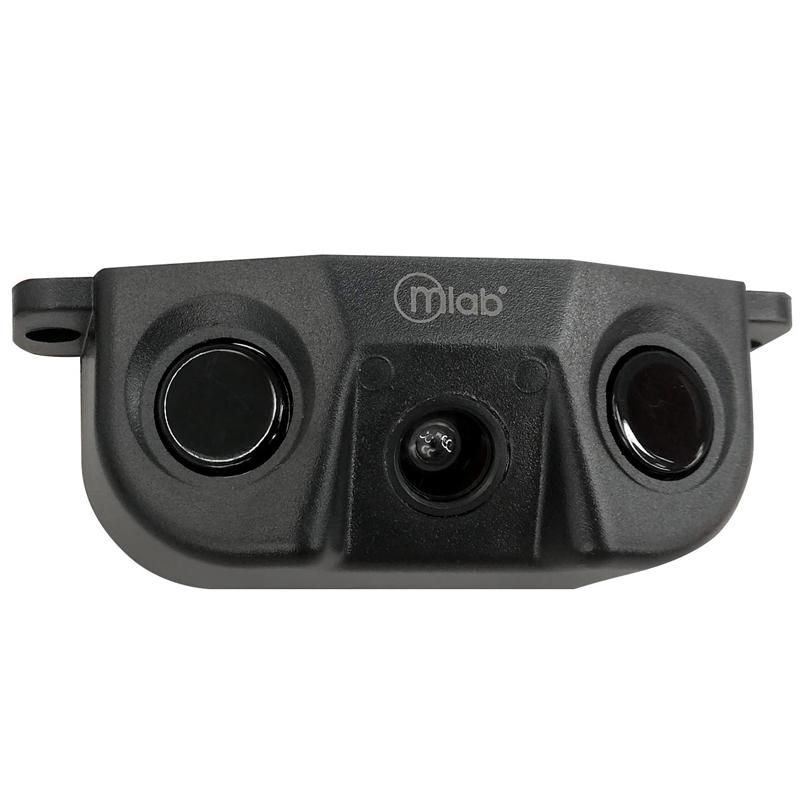 MLAB - Camara de Retroceso + Sensor Parking OSD IP67 - Negro