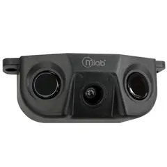 MLAB - Camara de Retroceso + Sensor Parking OSD IP67 - Negro