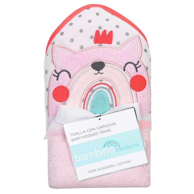 BAMBINO - Toalla Con Capucha Bambino  Arcoiris Multicolor