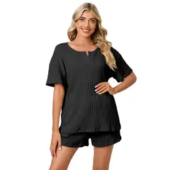 BLWOENS - Pijama Mujer - Negro