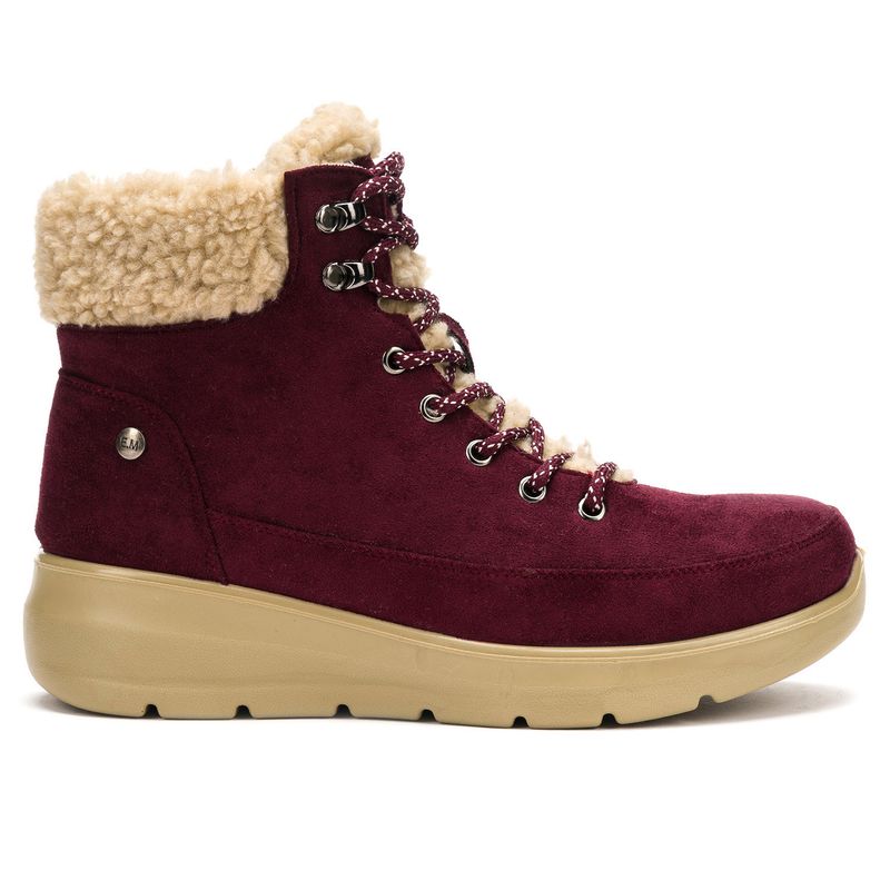 CHINITOWN - Botín Casual Mujer Rojo Blau Chinitown