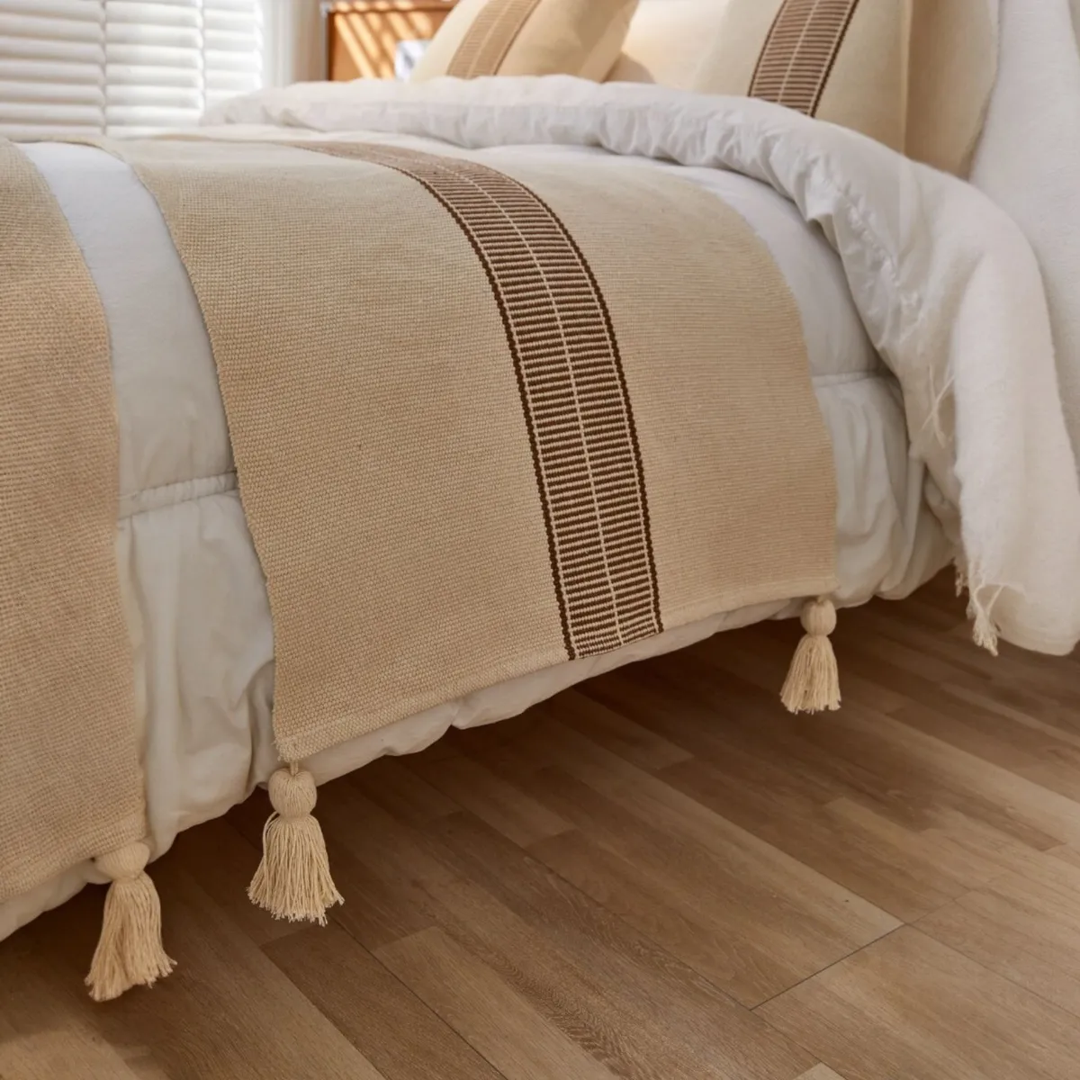 ANGELES DEL HOGAR - PIECERA CROCHE TEJIDA 60X210CM.