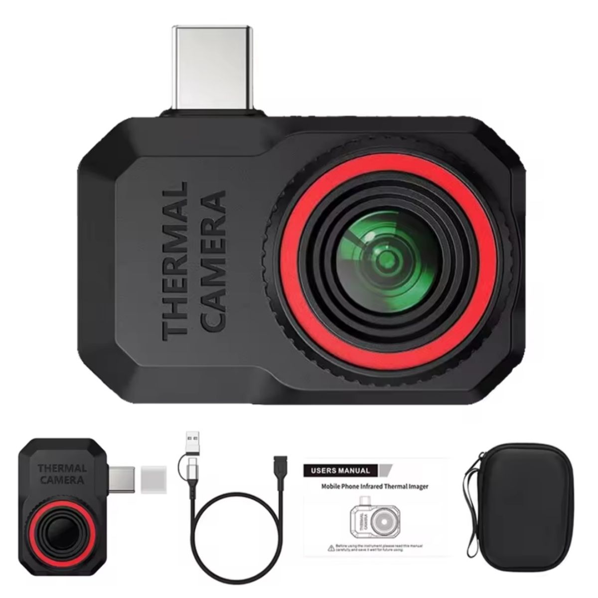 ADN - Cámara Térmica Infrarroja Habotest Ht820 Puerto C Android