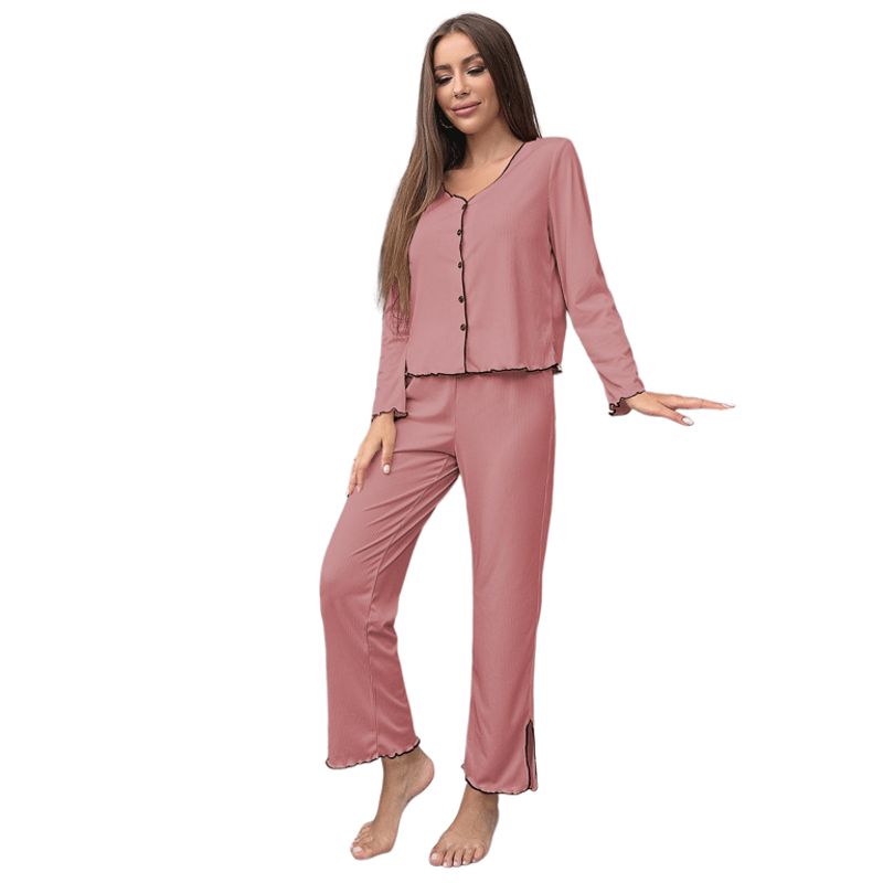 BLWOENS - Pijama de para mujeres - 2 piezas - Rosa