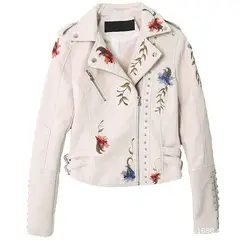 TIOZONEY - Chaqueta PU Mujer