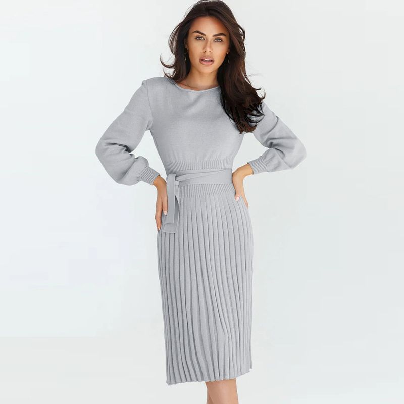 TIOZONEY - Vestidos de fiesta para mujer - Gris