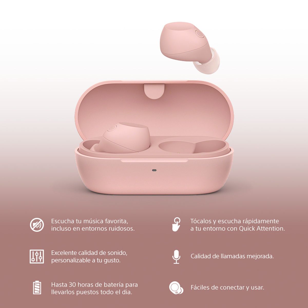 SONY - Audífonos inalámbricos con noise cancelling WF-C710N Sony