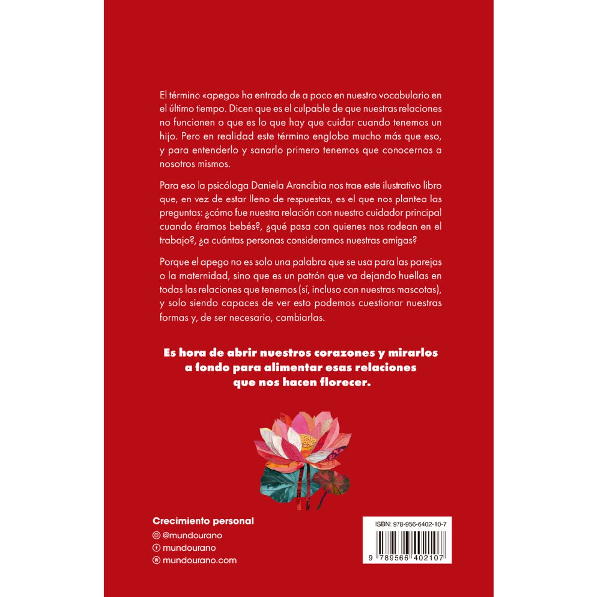 EDICIONES URANO - Libro La Huella Del Apego