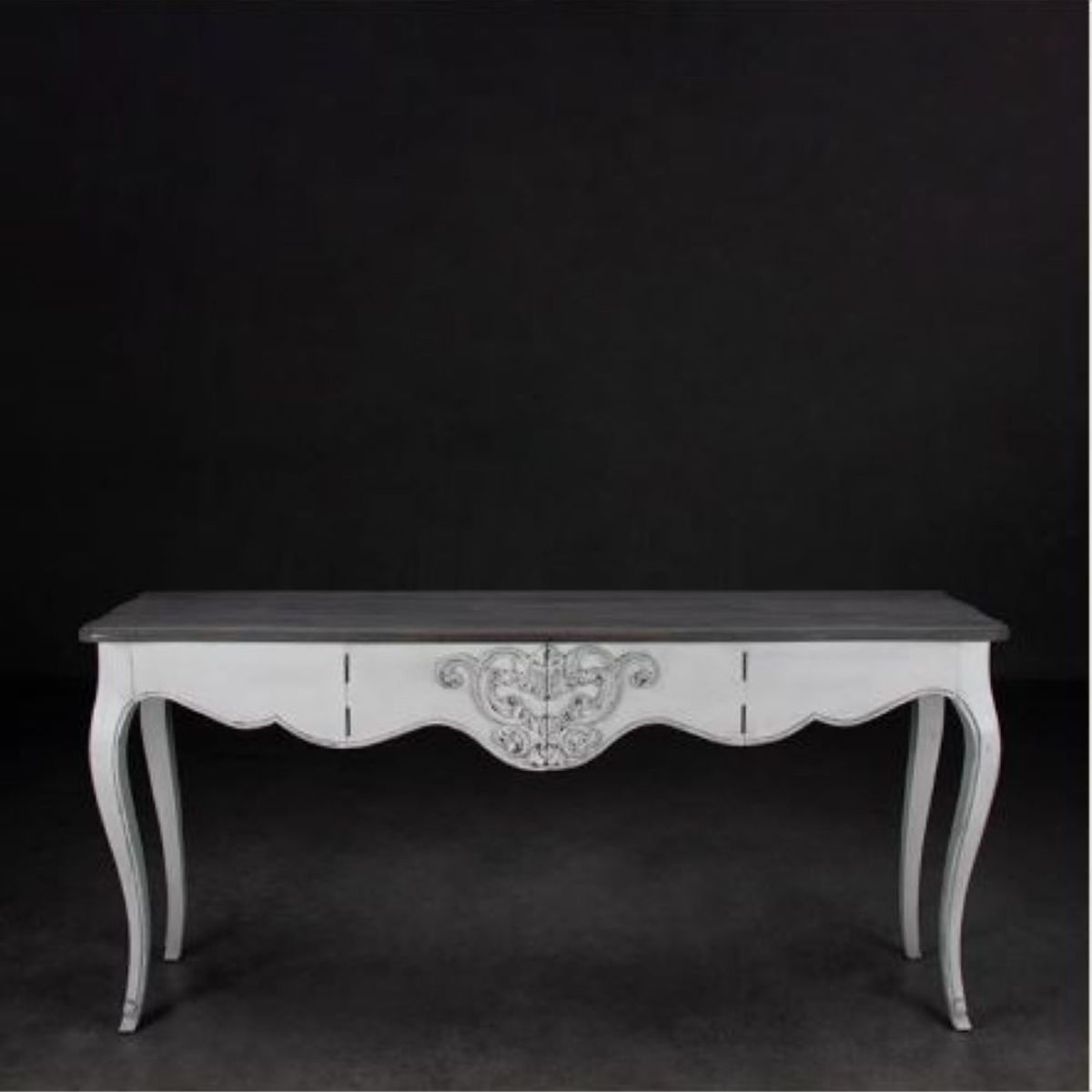 DECOMUEBLES - Arrimo Colonial Negro Desgastado