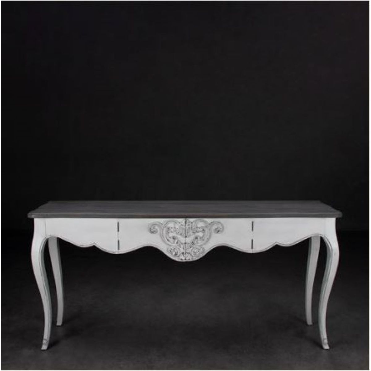 DECOMUEBLES - Arrimo Colonial Negro Desgastado