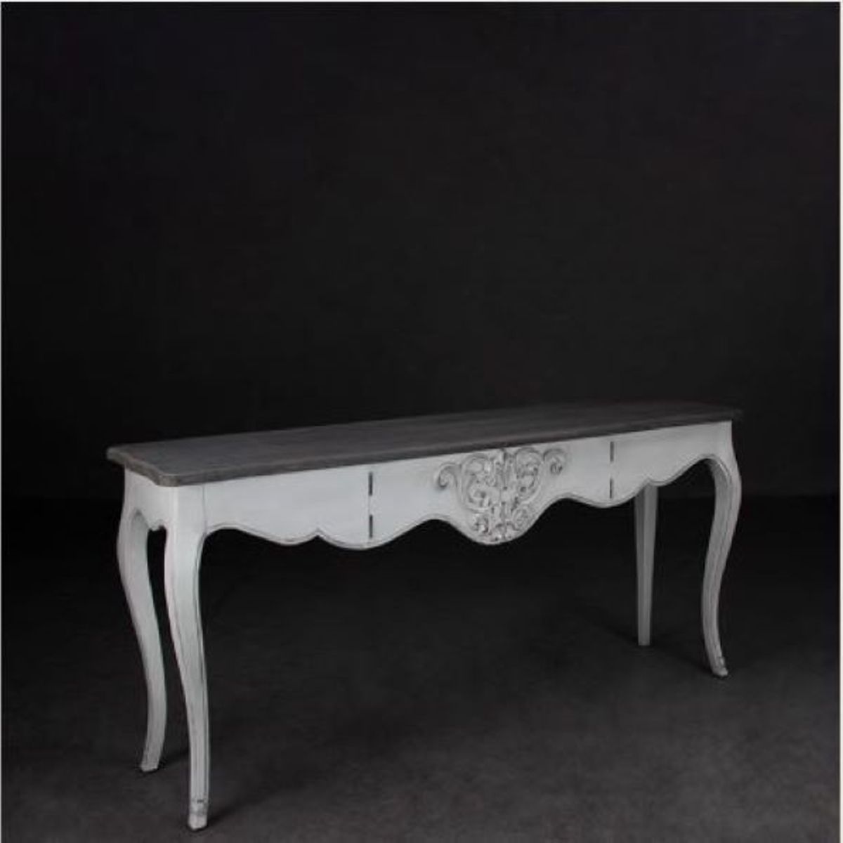 DECOMUEBLES - Arrimo Colonial Negro Desgastado