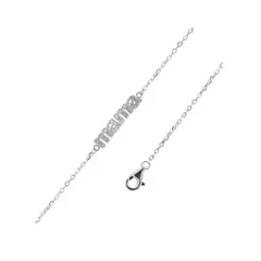 GENERICO - Pulsera Plata Mama Con Microcircones Regalo Día Madre