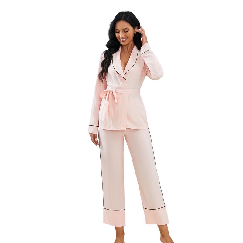 BLWOENS - Pijama de para mujeres - 2 piezas - Rosa