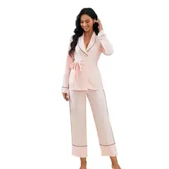 BLWOENS - Pijama de para mujeres - 2 piezas - Rosa