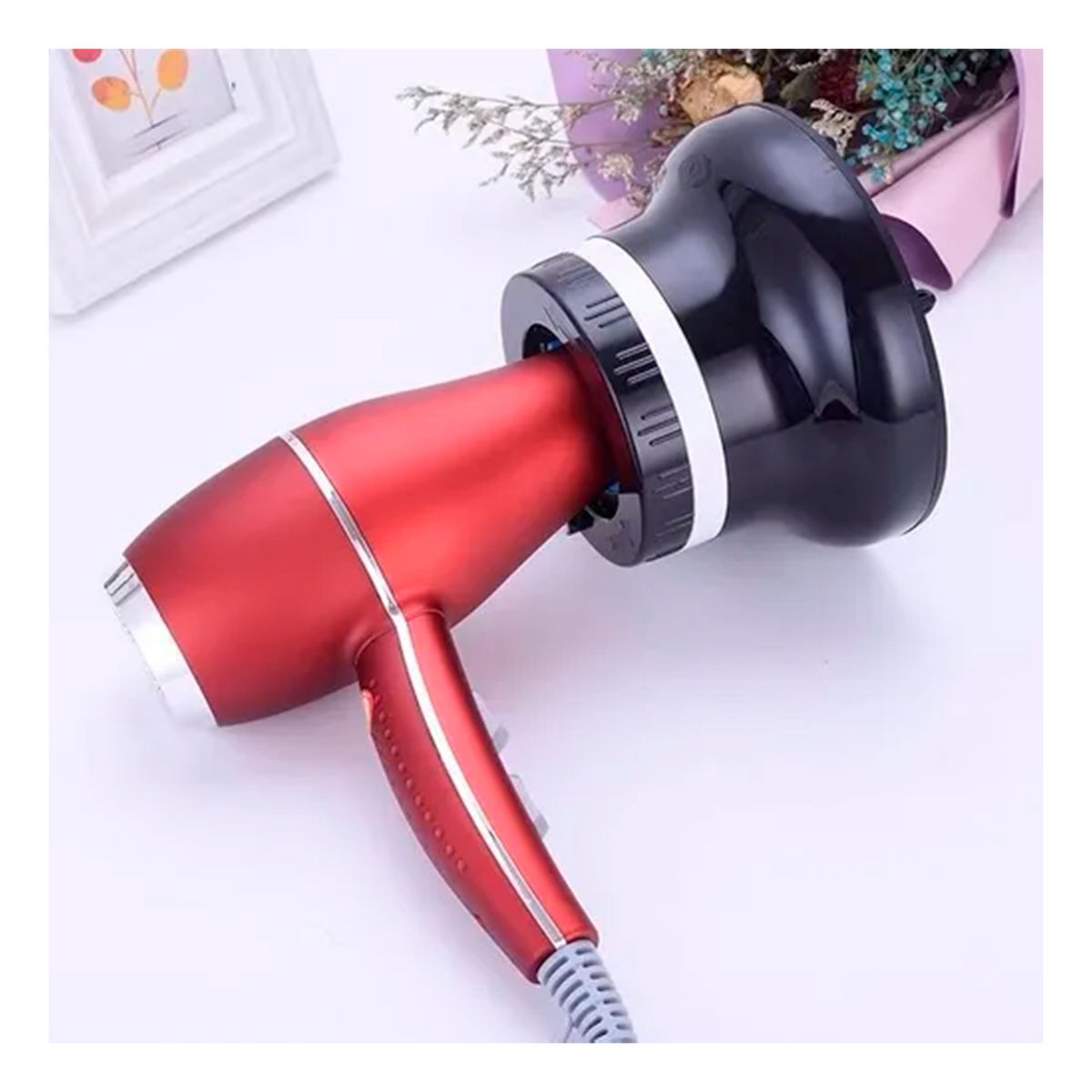 GENERICO - Difusor Universal Para Secador De Pelo Negro