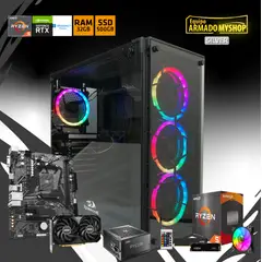 GENERICO - PC GAMER SILVER - AMD Ryzen 5 5500 - RAM 32GB DDR4 - SSD 500 GB - MSI RTX 4060