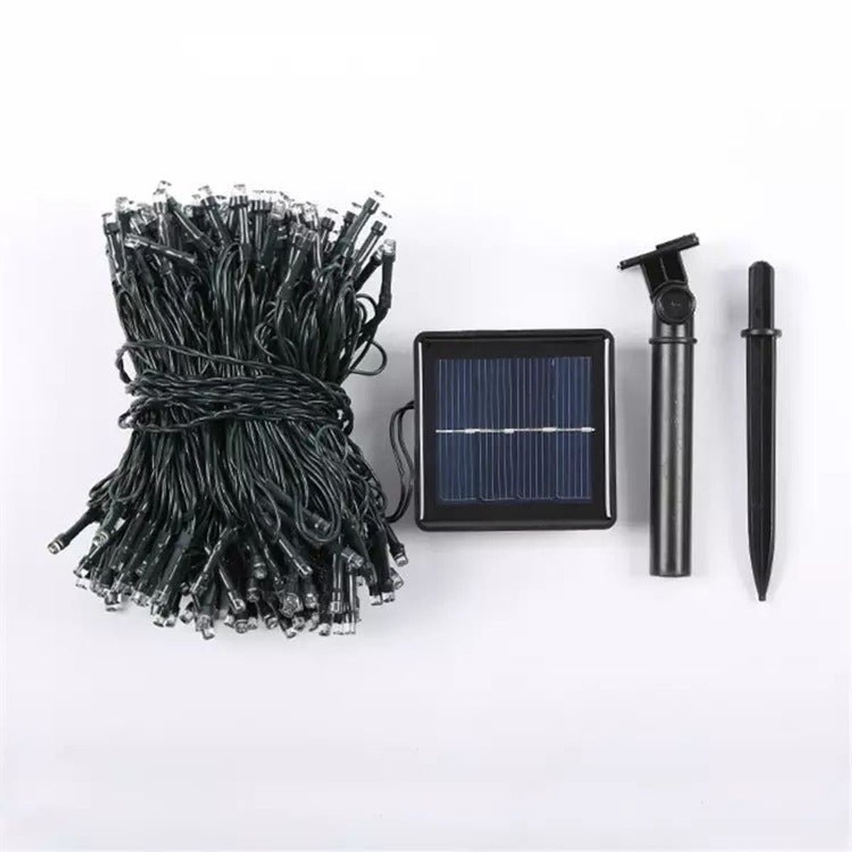 GENERICO - Cadena de Luces Decorativa Solar Multicolor - 100 Luces 12 m IP 65 Luz