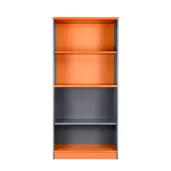 GENERICO - Estante Abierto 173 X 80 X 40 cm. Laminado Compacto. Alerce y Grafito