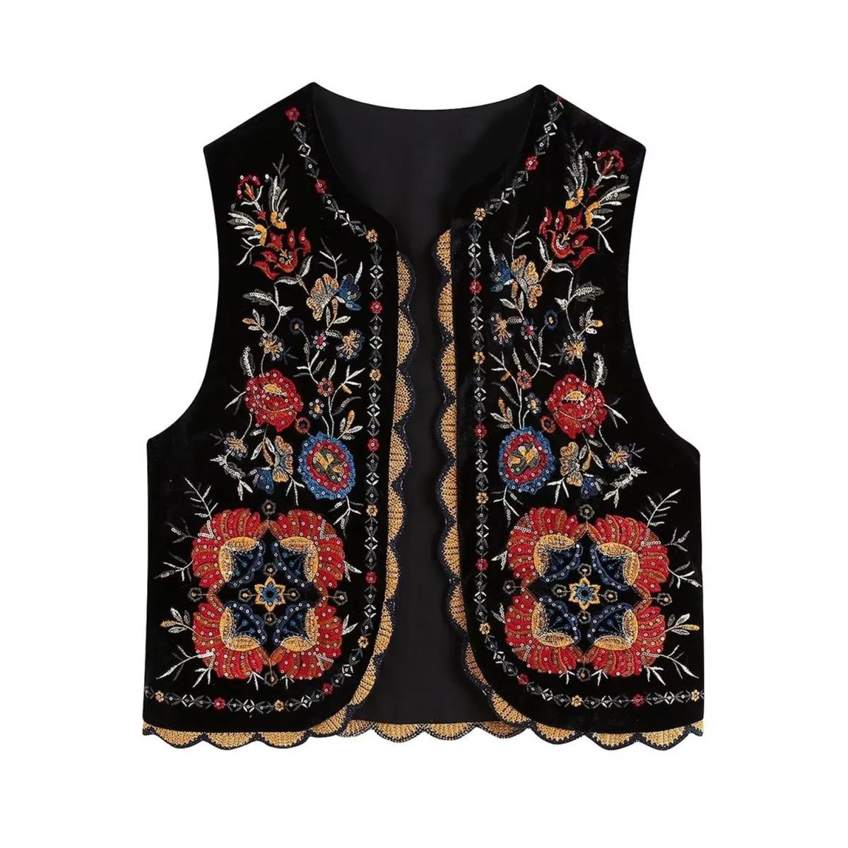 TIOZONEY - Chaqueta de moda mujer -Negro