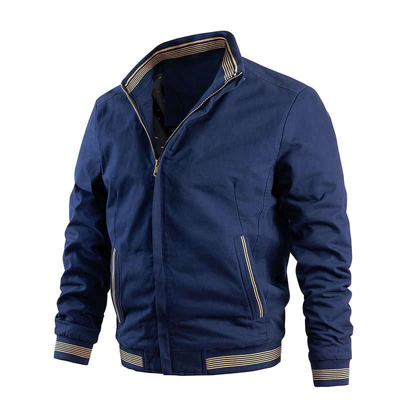 TIOZONEY - Chaqueta casual de algodón para hombre