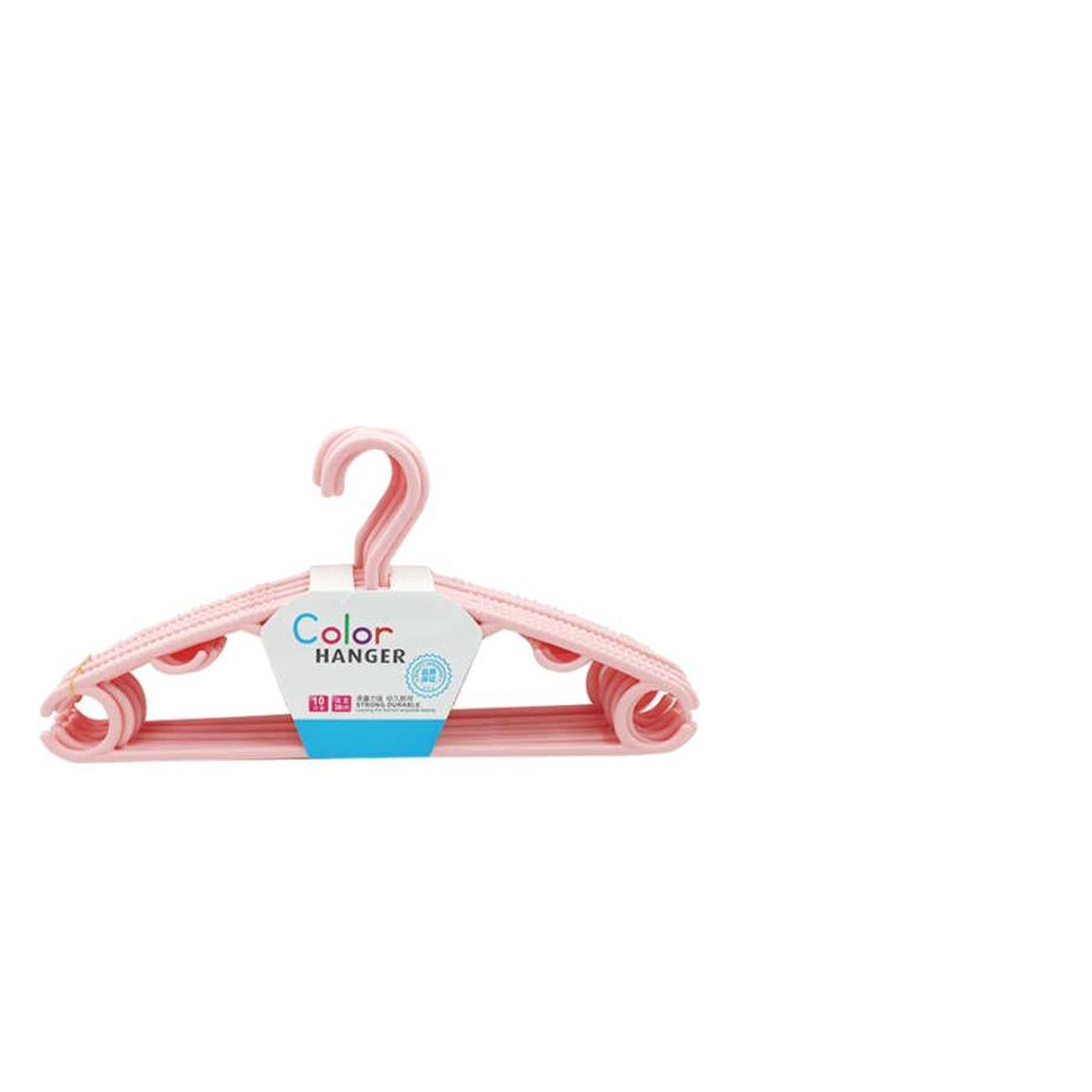 GENERICO - Colgador Ropa Plástico 10pcs