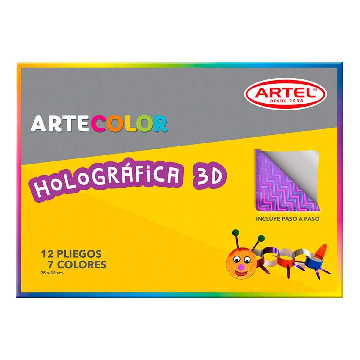 ARTEL - Estuche Artecolor Papel Holográfico - Artel