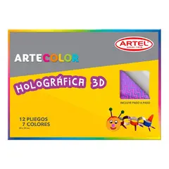 ARTEL - Estuche Artecolor Papel Holográfico - Artel.