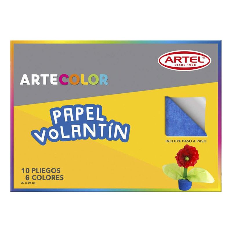 ARTEL - Estuche Artecolor Papel Volantín - Artel