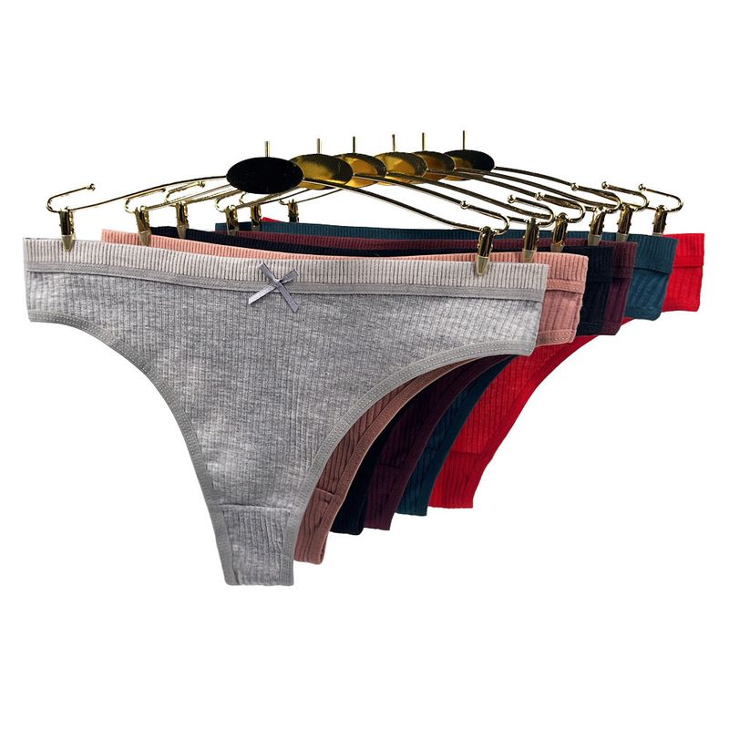 BLWOENS - Pack 6 Calzon Mujer - Rojo