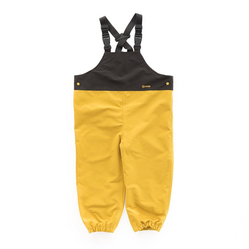 RODA - Jardinera Impermeable para niños niñas Amarillo