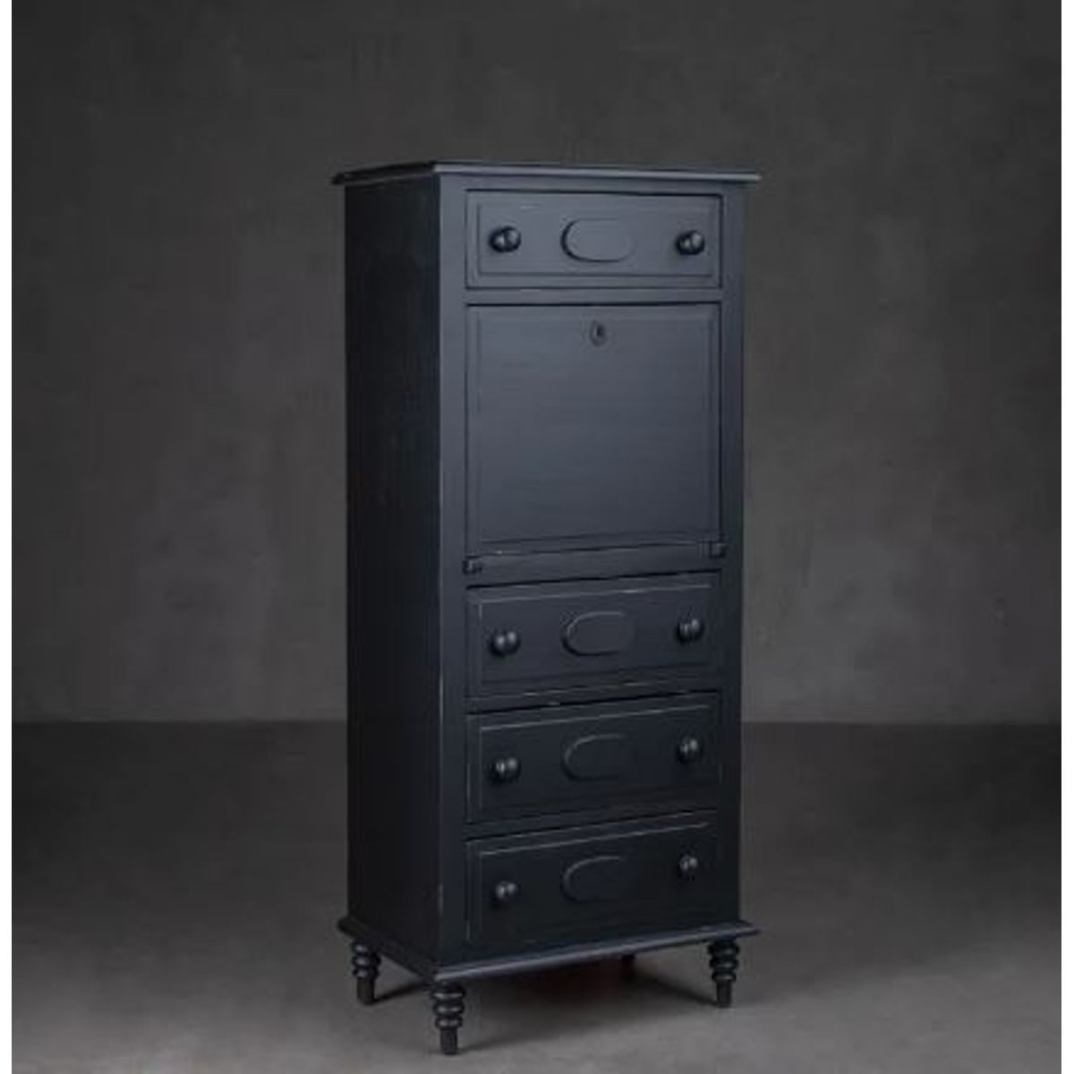 DECOMUEBLES - ESTANTE GRIEGO NEGRO