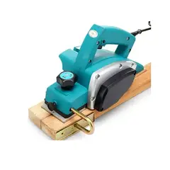 GENERICO - Cepillo Eléctrico Mueblería Carpintería 800w 16000rpm Color Turquesa