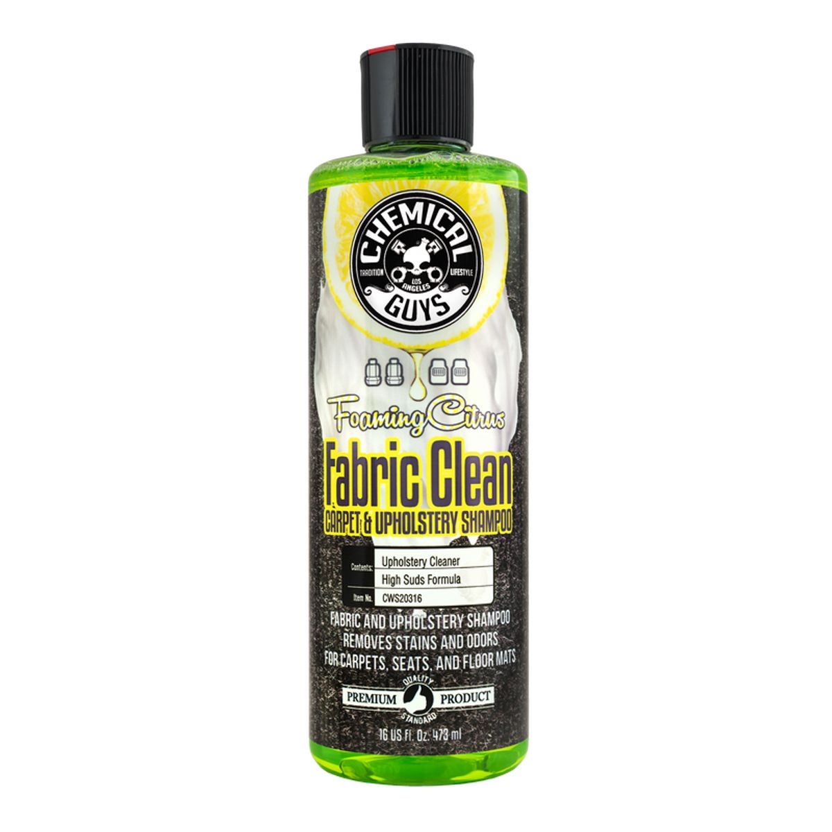 CHEMICAL GUYS - Limpia alfombras tapices Chemical Guys Fabric Clean - 473 ml