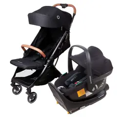 MAXI COSI - Coche Travel System Eva Black Cabriofix I-Size
