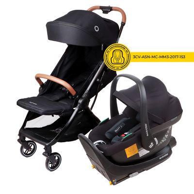 Imagen 2 del producto Coche Travel System Eva Black/ Cabriofix I-Size